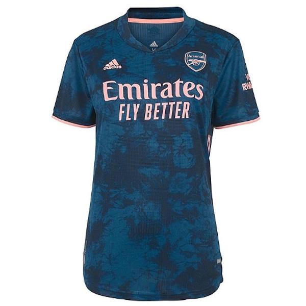 Trikot Arsenal Ausweich Damen 2020-21 Blau Fussballtrikots Günstig